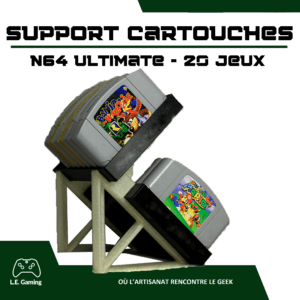 Support 20 Cartouches N64