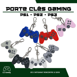 Porte-Clés Manette PS1-PS2-PS3