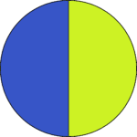 Bleu & Jaune néon