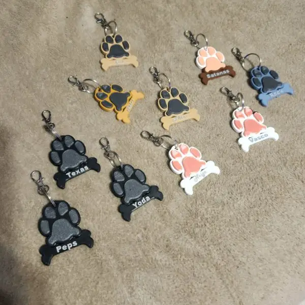 Porte-Clés Patoune personnalisable – Image 4