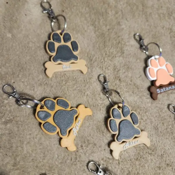 Porte-Clés Patoune personnalisable – Image 2