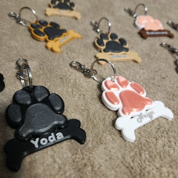 Porte-Clés Patoune personnalisable – Image 3