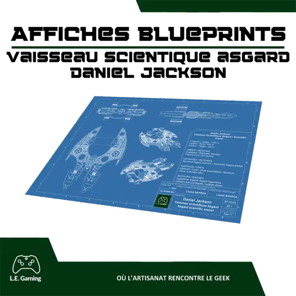 Blueprint - Vaisseau scientifique Daniel Jackson